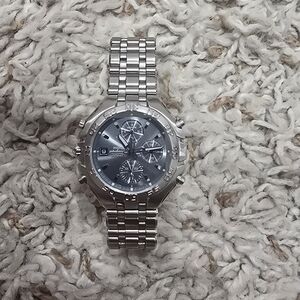 Silver Chronograph Watch